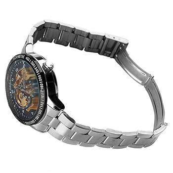 中古 美品 R.E.G. O-K hi stainless 30 Men's Sport' Silver Tone Stainless Steel Green Dial Men's
